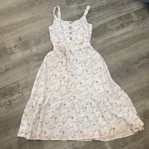 LC Lauren Conrad cream floral sundress